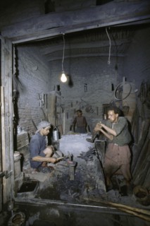 View of traders in an ancient market near San'a