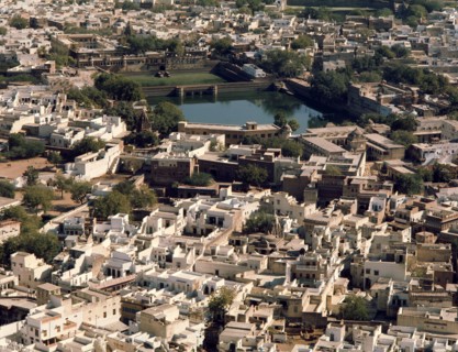 The city of Jodhpur, Rajasthan founded in 1459 by Rao Jodha, a Rajput chief