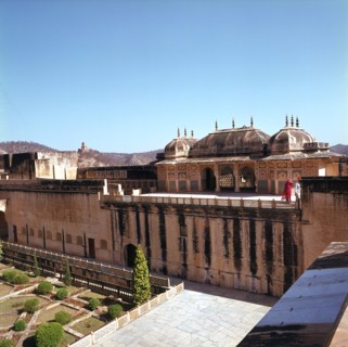 The palace fortress of Amber, the ancient capital of Jaipur state, Rajasthan