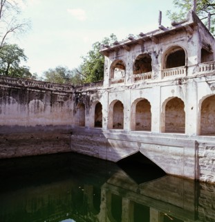 Golconda in the Deccan, once a rich and powerful state, it is now deserted and in ruins