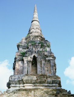 View of a Buddhist temple in the Chiang Mai area of northern Thailand