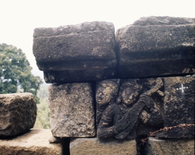 The reliefs on the terraces of Borobudur depict scenes from the life of the Buddha