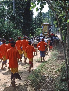 Cremations are elaborate ceremonies held days or months after death when the necessary expense can be met and an auspicious date chosen