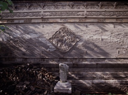 Engraved brickwork from the fourth courtyard at the Great Mosque in Xian