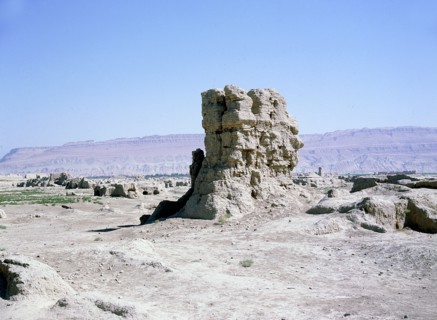 Ruins of the ancient Tang city of Gaochang, an outlying command and staging post on the Silk Road