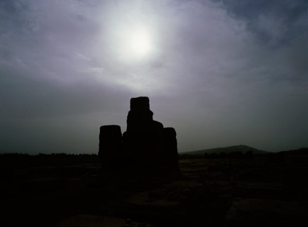 The ruins of Jiaohe City