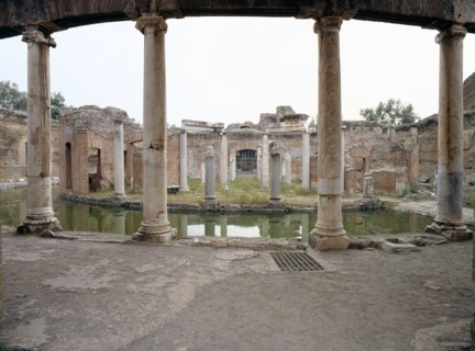 Hadrian's Villa, a complex of buildings, gardens and pools stretching for over a kilometre in length