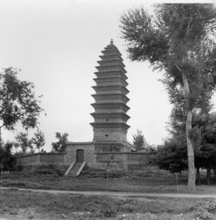 The Ch'i-yin pagoda attached to the White House Temple