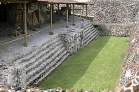 Innermost (oldest) of the Templo Mayor's construction, the first Aztec Templo Mayor
