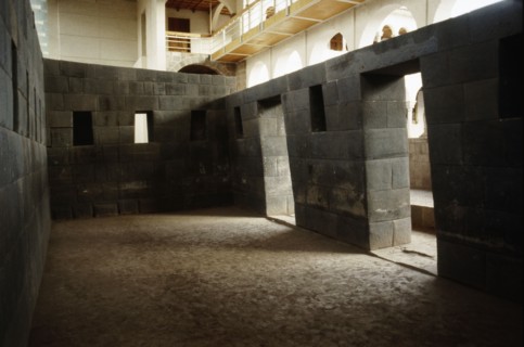 Fine Inca masonry room inside the "Coricancha"