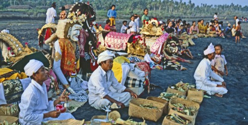 The Balinese version of Hinduism has an elaborate calender of festivals associated with each major temple