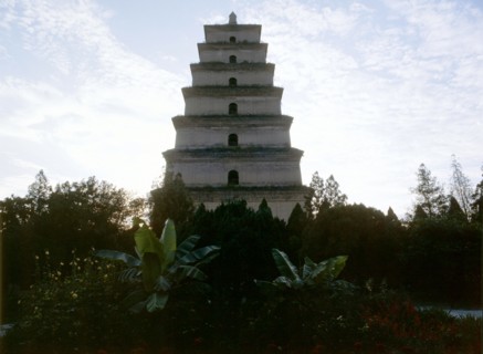 The Great Goose Pagoda, a rare example of original Tang dynasty architecture