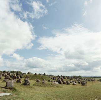 Burial place at Lindholm Hills, Norresundby