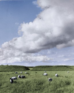 The remains of the fortified Viking settlement at Trelleborg