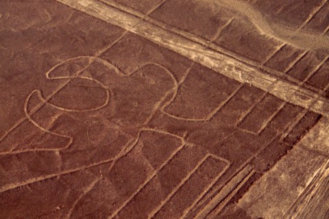 Used for rituals probably related to astronomy, the Nazca geoglyphs covering an area of around 400 square miles, are visible only from the air
