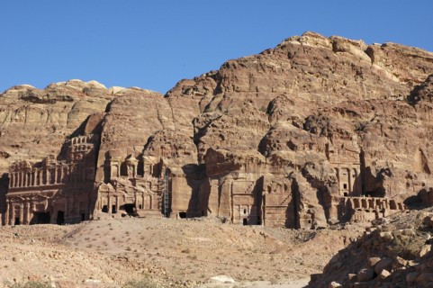 Petra (greek for rock) was the principal city of the Nabateans and flourished under the Seleucid rulers and later the Romans