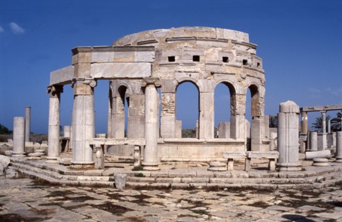One of the markets at Leptis Magna