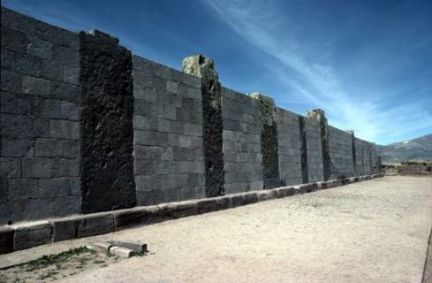 View through the Monumental Doorway into the Kalasasaya enclosure