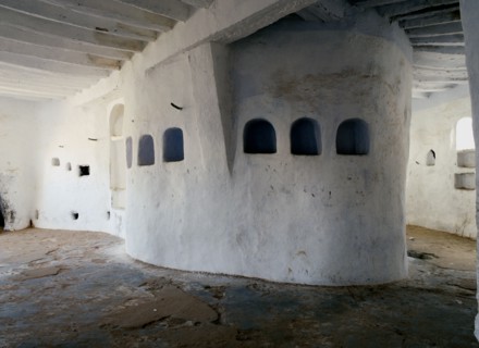 House interior in one of the five cities of the Mzab valley