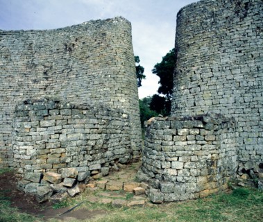 The entrance of the enclosure from great Zimbabwe
