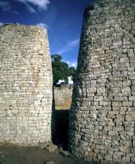 View of the interior of the enclosure from great Zimbabwe