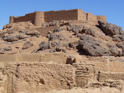 View of the fortress at Ghat