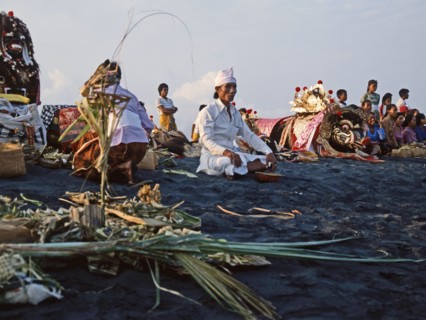 The Balinese version of Hinduism has an elaborate calender of festivals associated with each major temple