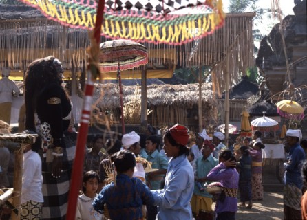 The Balinese version of Hinduism has an elaborate calender of festivals associated with each major temple