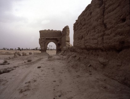 Sandstorm approaching at Tafilelt in the Sijilmasa region