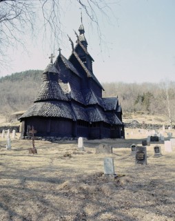 Stave church at Fagusnes, Borgund