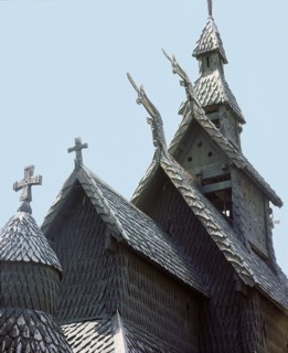 Stave church at Fagusnes, Borgund