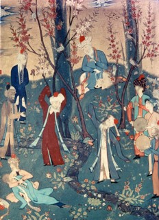 An illustration of the manuscript Khamseh by Djami