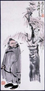Painting by Li K'e jan: 'Chung Kuei,the Exorcists' (hanging scroll)