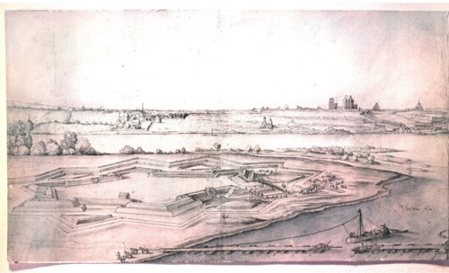 Drawing by the Bohemian artist Vaclav Hollar (13/7/1607   25/3/1577)