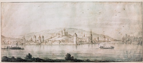 Drawing by the Bohemian artist Vaclav Hollar (13/7/1607   25/3/1577)