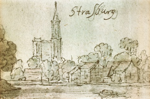 Drawing by the Bohemian artist Vaclav Hollar (13/7/1607   25/3/1577)