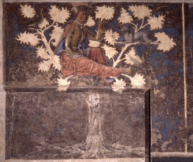 Allegorical representation of the signs of the zodiac from the 'Palace of Joy', by Cosme Tura
