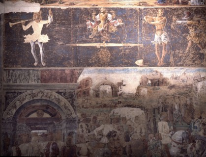 Allegorical representation of the signs of the zodiac from the 'Palace of Joy', by Cosme Tura