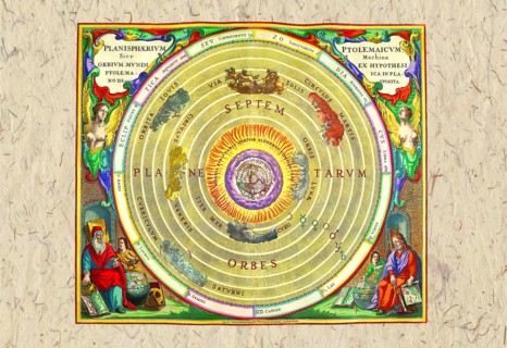 Ptolemaic Understanding of the Universe 1660