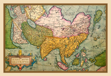 Map of Asia 1602