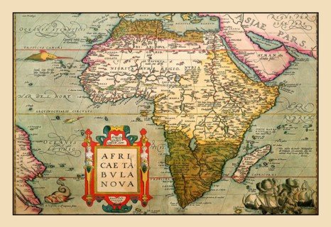 Map of Africa 1602