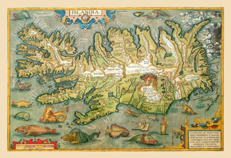 Map of Iceland 1602