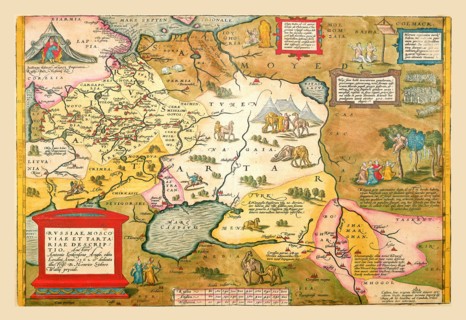 Map of Russia 1602