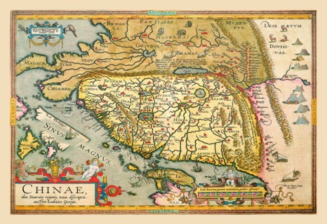 Map of Far East China 1602