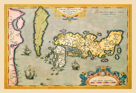 Map of Japan 1602