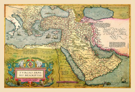Map of The Middle East 1602