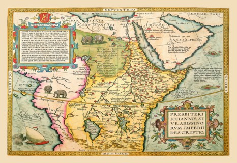 Map of Northeastern Africa 1602