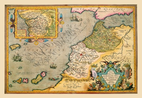 Map of Northwestern Africa 1602