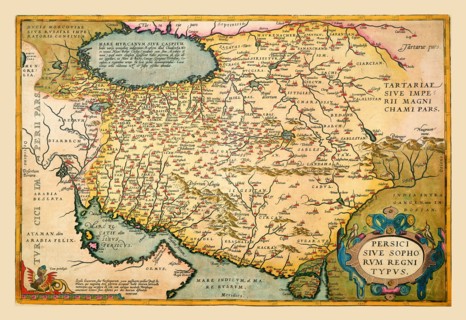 Map of The Middle East 1602
