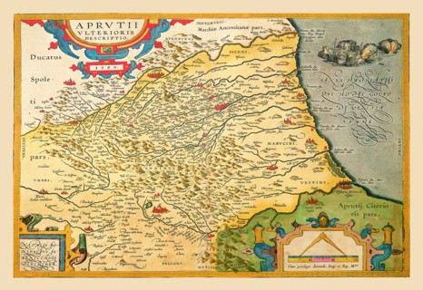 Map of Northeastern Italy 1602